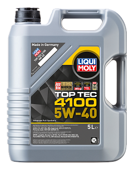 Синтетическое моторное масло Top Tec 4100 5W40 (5л) LIQUI MOLY