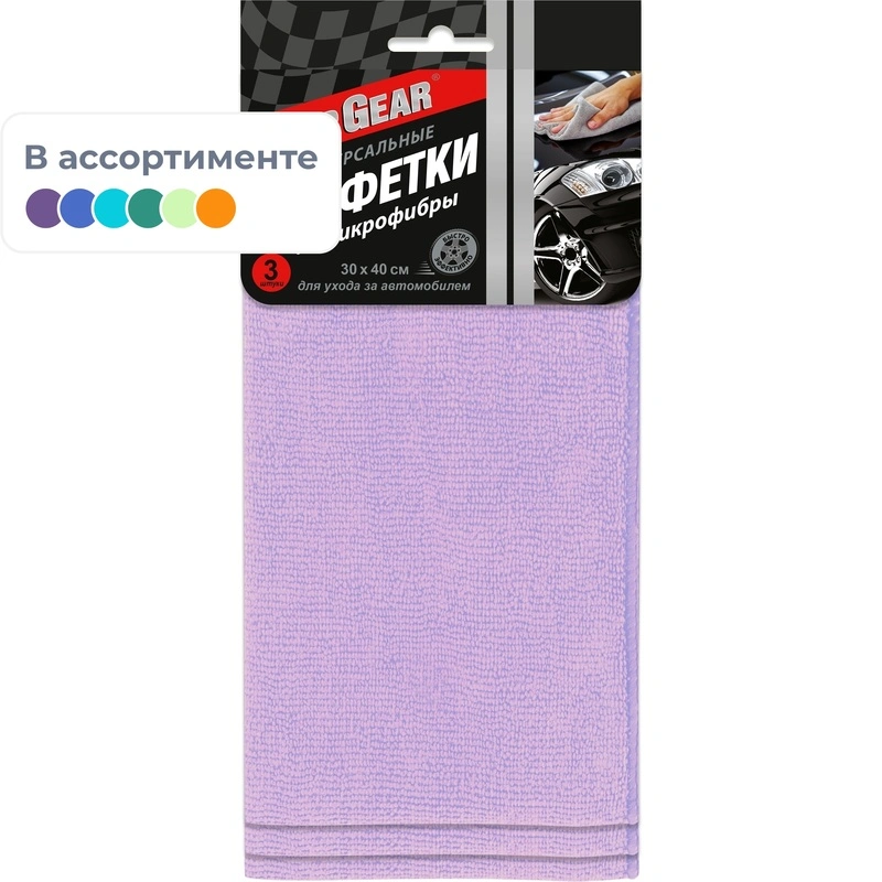 Салфетка из микрофибры №3 30х40см TOP GEAR