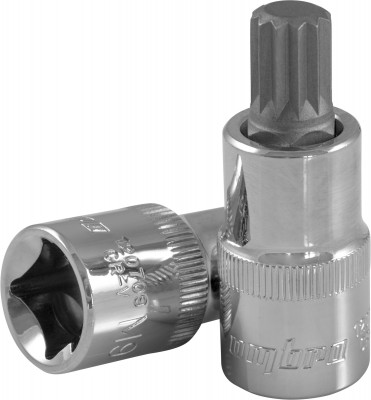 Насадка торцевая 1/2" DR с вставкой-битой SPLINE, М10 120710