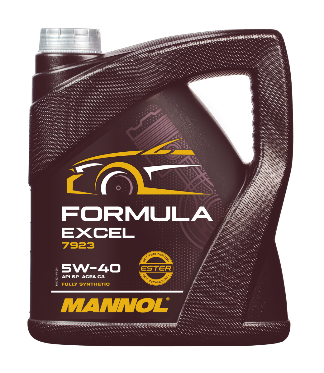 7923-005 масло мот.синт. Formula Excel 5W-40 (5л) MANNOL; API SP, ACEA C3