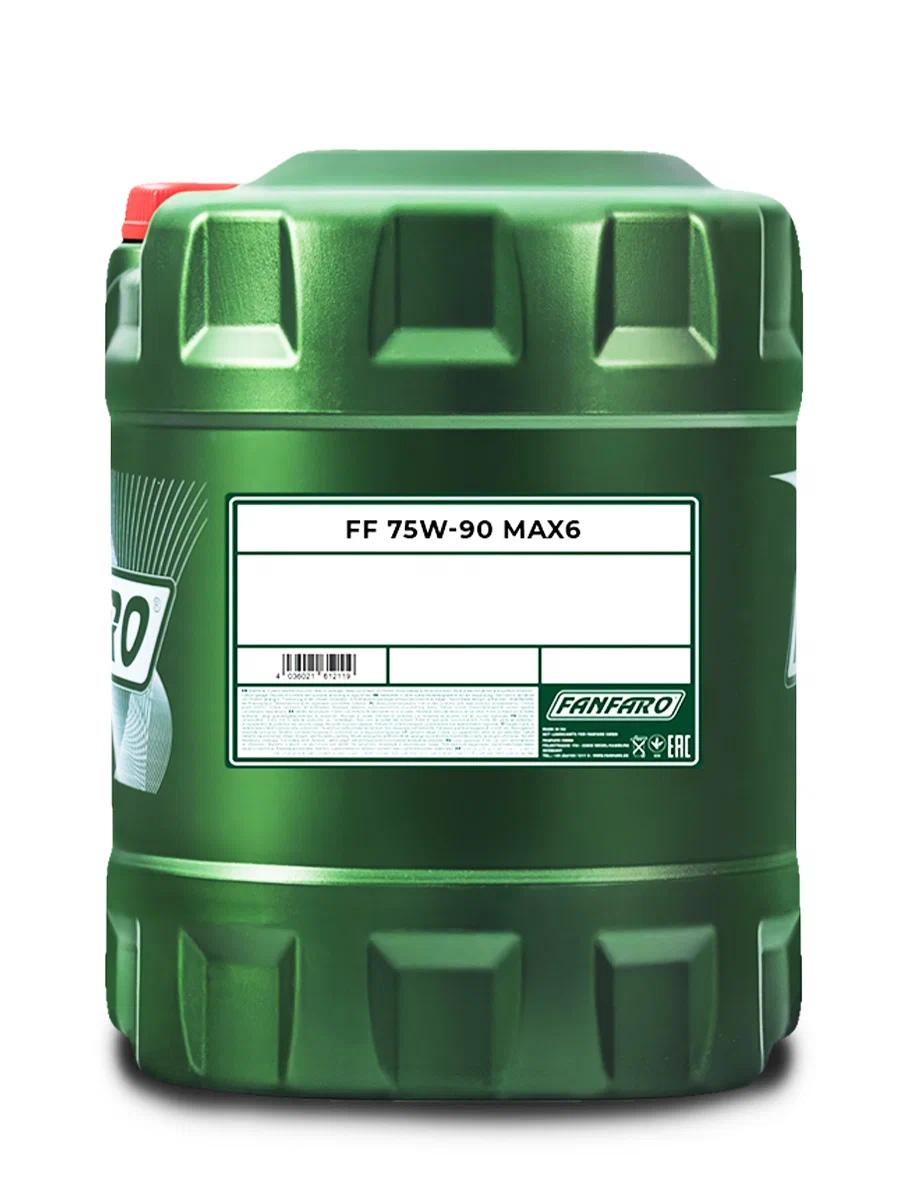 8706-010 Масло для МКПП (синт.) MAX 6 75W-90 GL-4/GL-5 (10л.) FANFARO