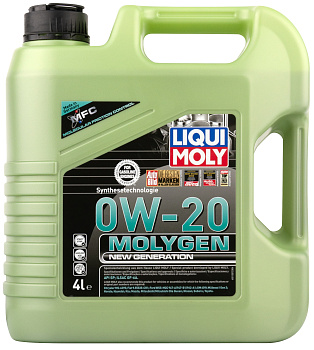 Синтетическое моторное масло Molygen New Generation 0W20 (4л) LIQUI MOLY