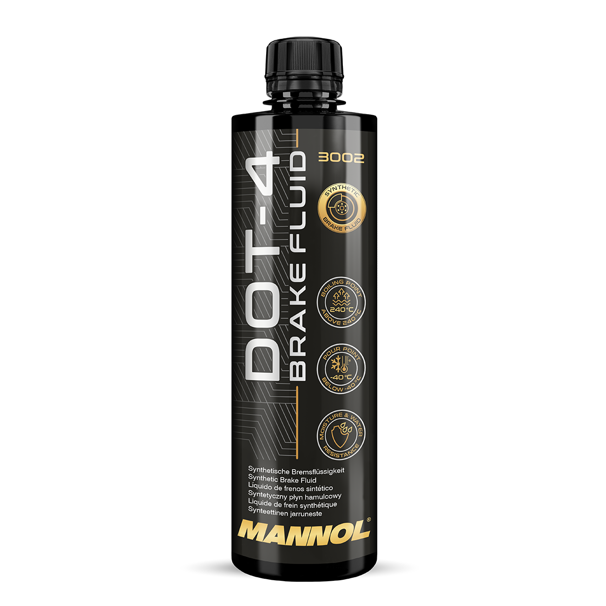Тормозная жидкость Brake Fluid DOT-4 (455г) MANNOL