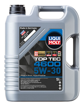 Синтетическое моторное масло Top Tec 4600 5W30 (5л) LIQUI MOLY