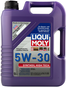 Синтетическое моторное масло Synthoil High Tech 5W30 (5л) LIQUI MOLY