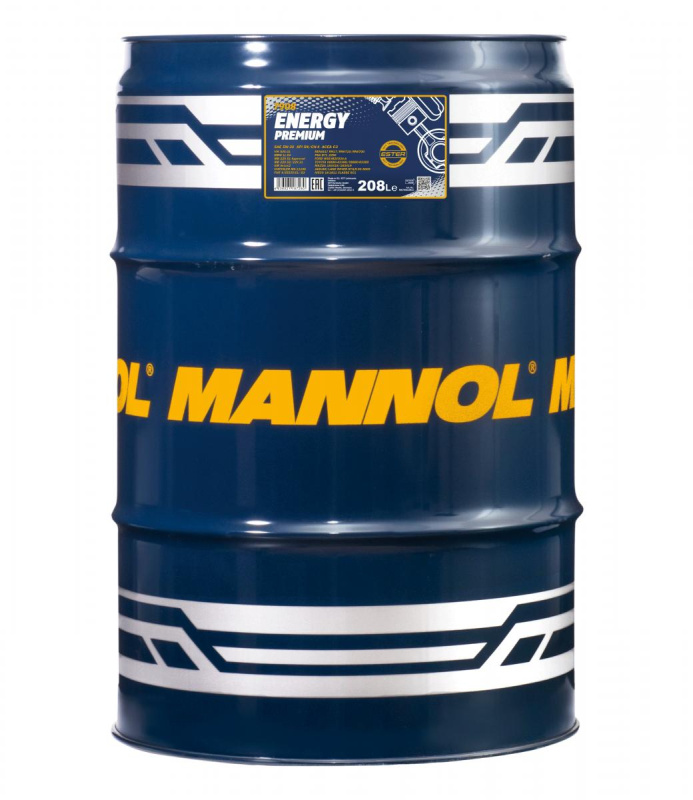 7908-208 масло мот.синт. Energy Premium 5W/30 (208л) MANNOL; API SP, ACEA C3
