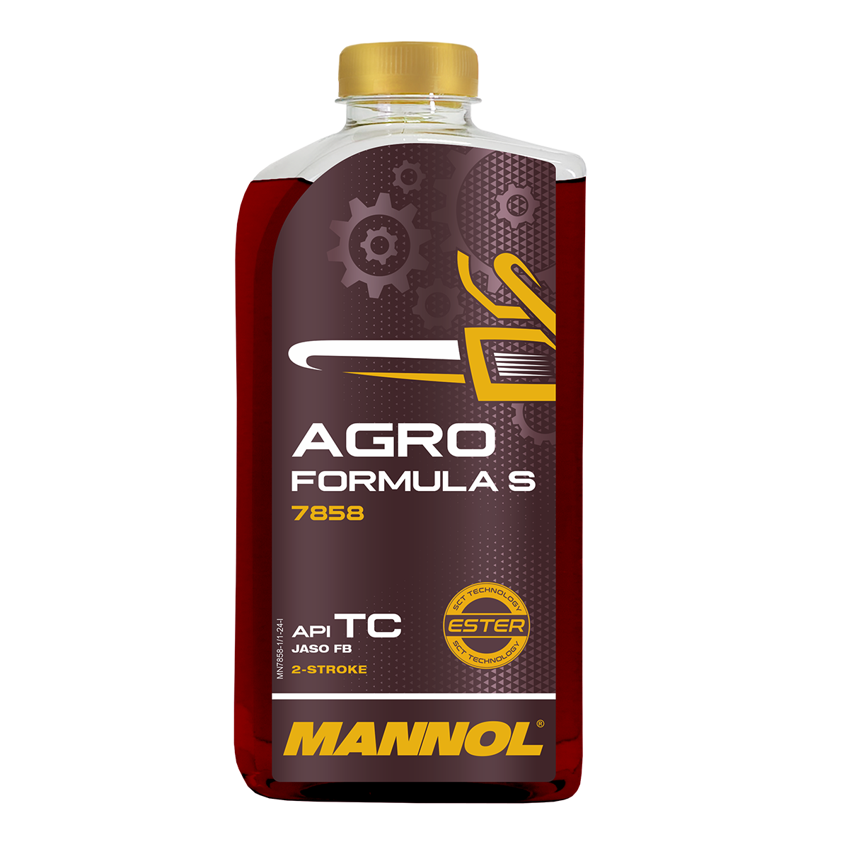 7858 масло мот.синт. Agro Formula S  (0,25л) MANNOL; API TC/JASO FD