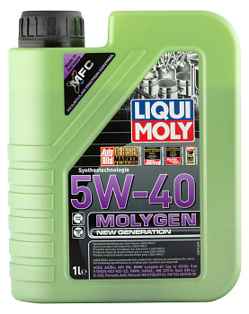 Синтетическое моторное масло Molygen New Generation 5W40 (1л) LIQUI MOLY