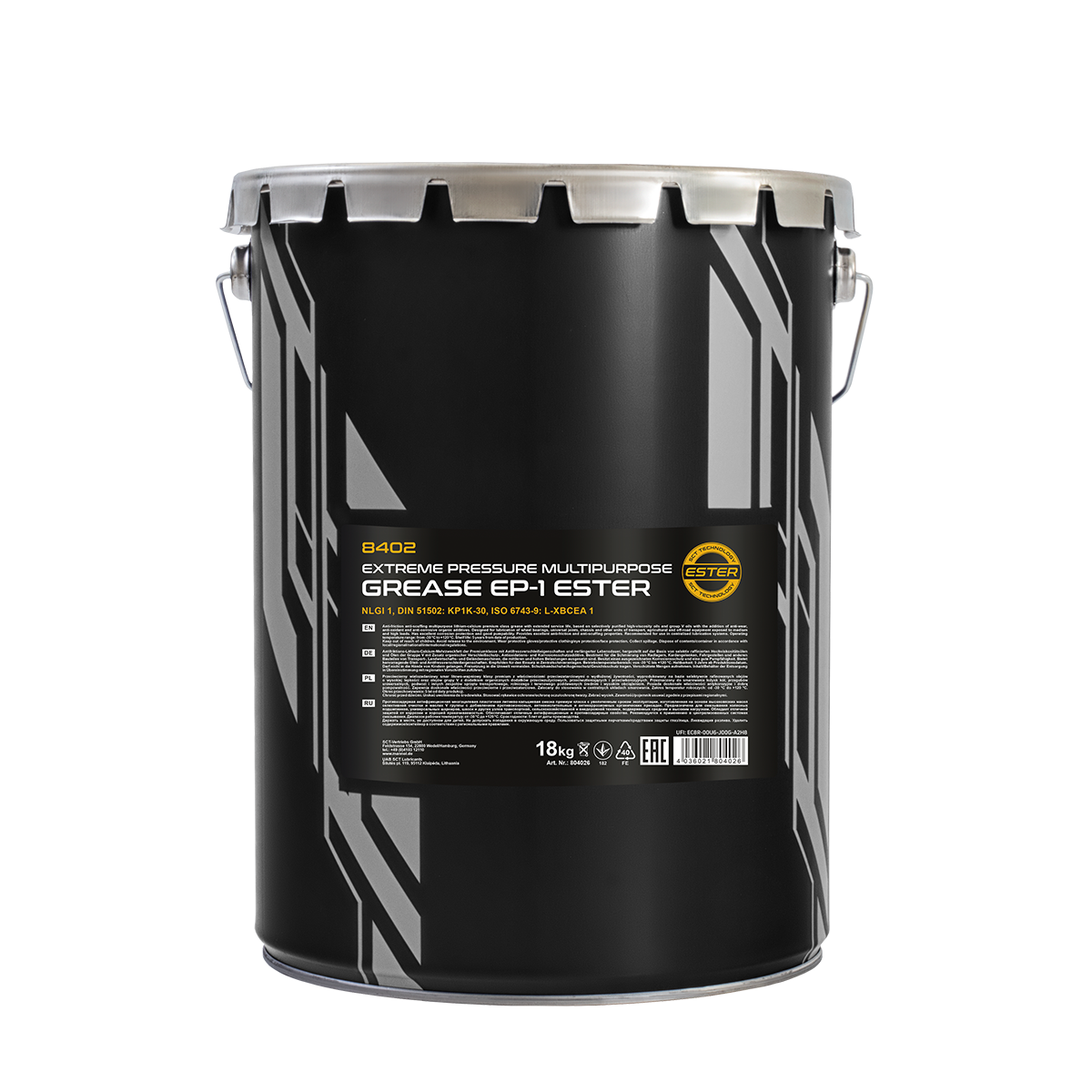 Многоцелевая густая смазка Extreme Pressure Multipurpose Grease EP-1 Ester (18kg) MANNOL 8402