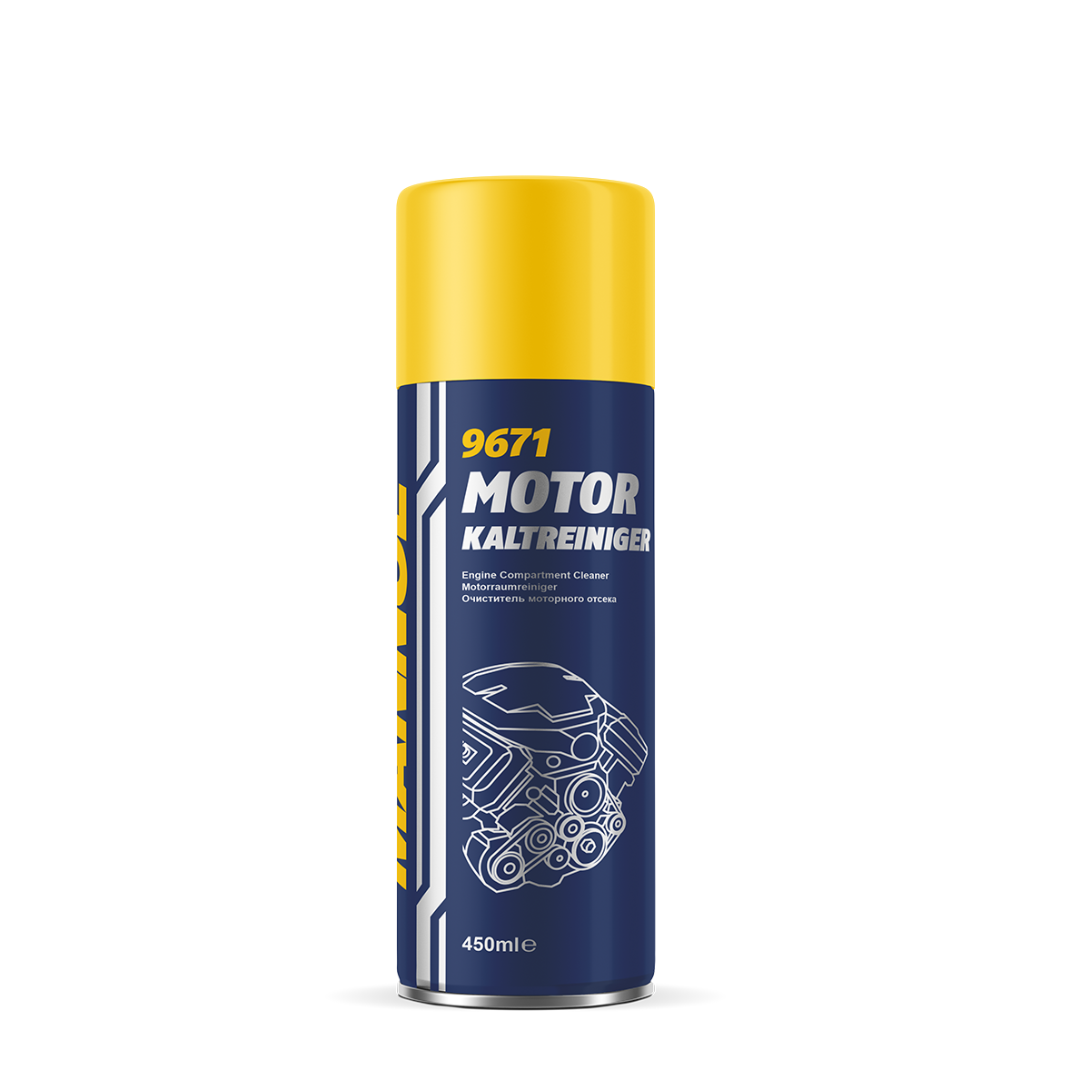 Очиститель моторного отсека Motor Kaltreiniger (450мл) MANNOL 9671