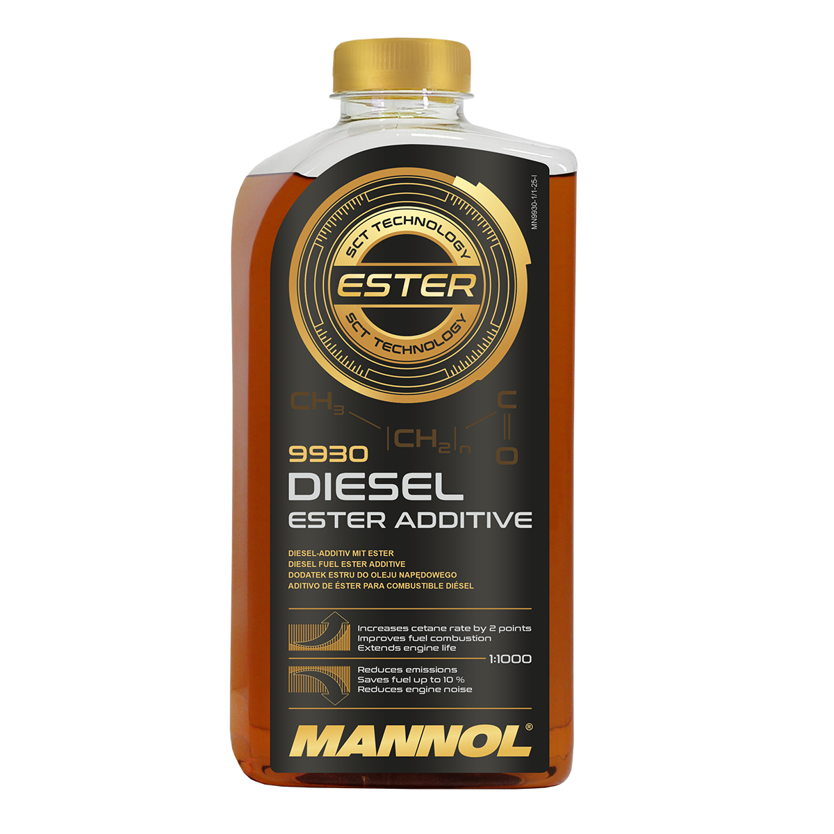 Присадка (Суперкомплекс) для всех видов диз.топлива Diesel Ester Additive (900мл) MANNOL