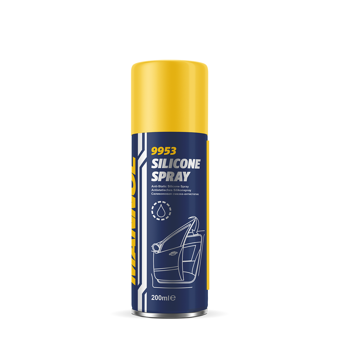 Силиконовая смазка Silicone Spray (200мл) MANNOL