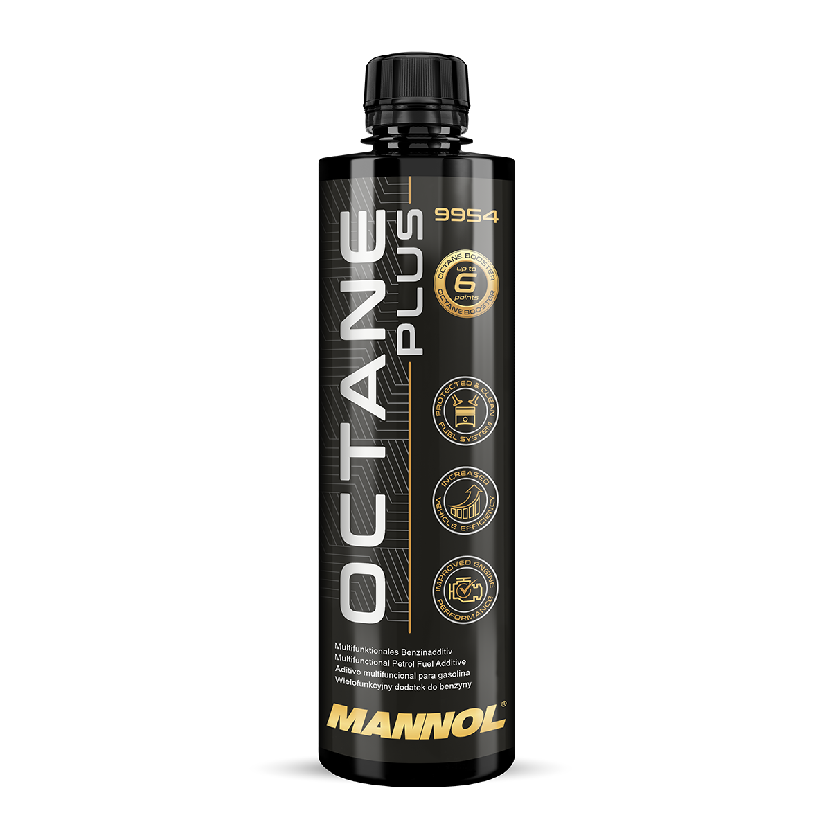 Присадка в бензин, повышающая октановое число Octane Plus (450мл) MANNOL