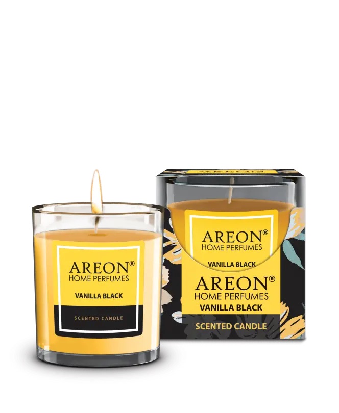 Ароматическая свеча Vanilla Black (120g) AREON