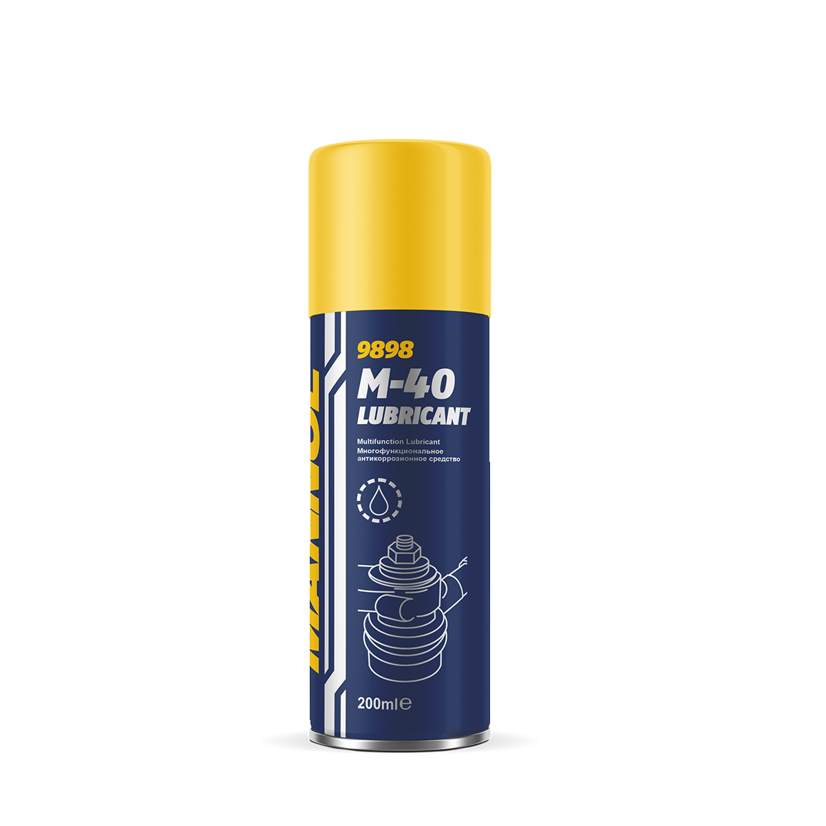Многофункциональное антикоррозионное ср-во M-40 Lubricant (200мл) MANNOL 9898