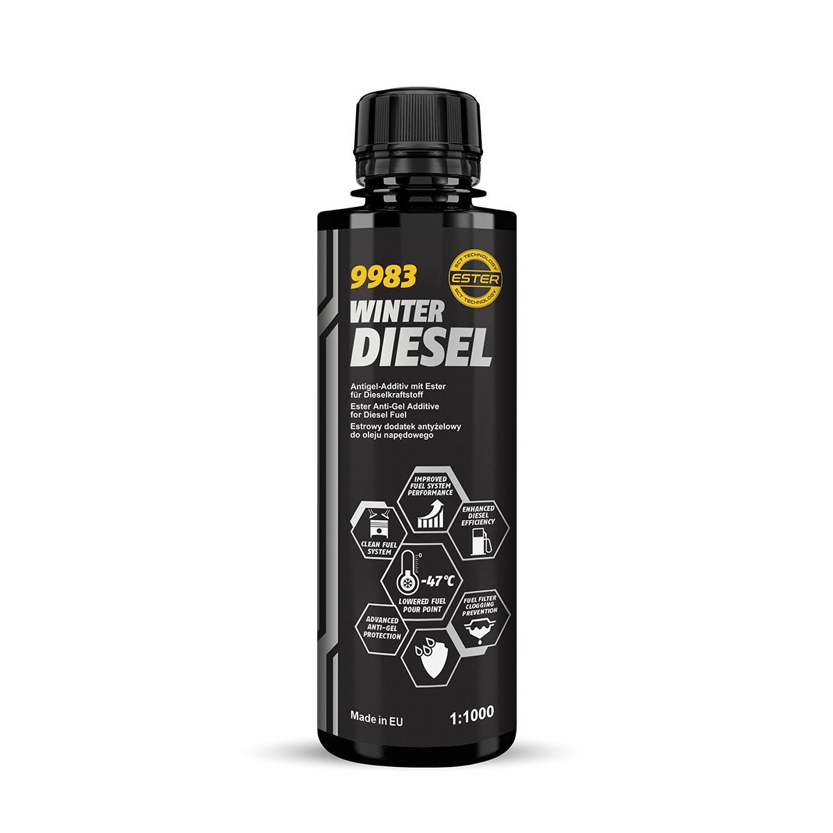 Зимний антигель для дизельного топлива Winter Diesel (250мл) MANNOL