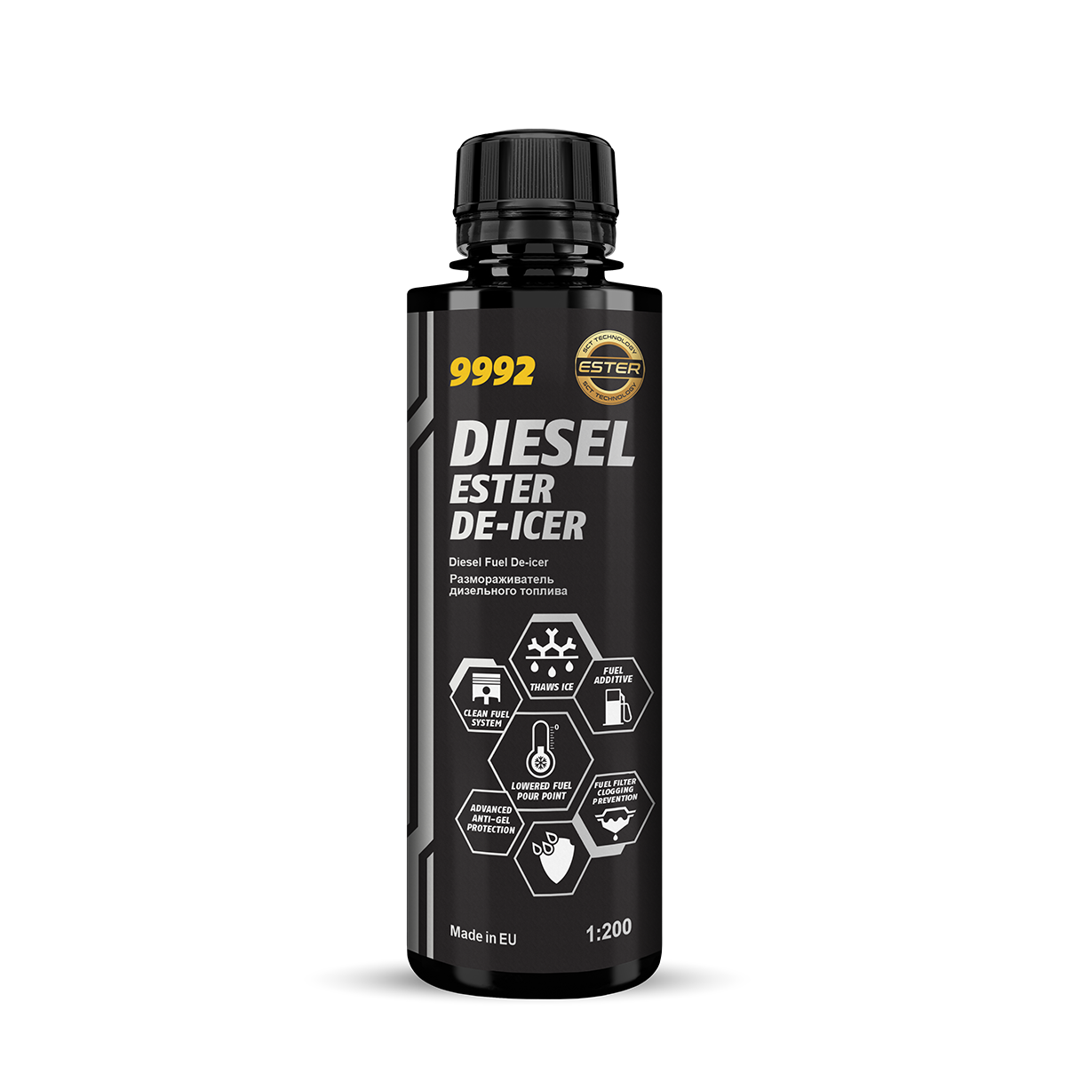 Присадка для размораживания диз.топлива с антигель-эффектом Diesel Ester De-Icer (250мл) MANNOL