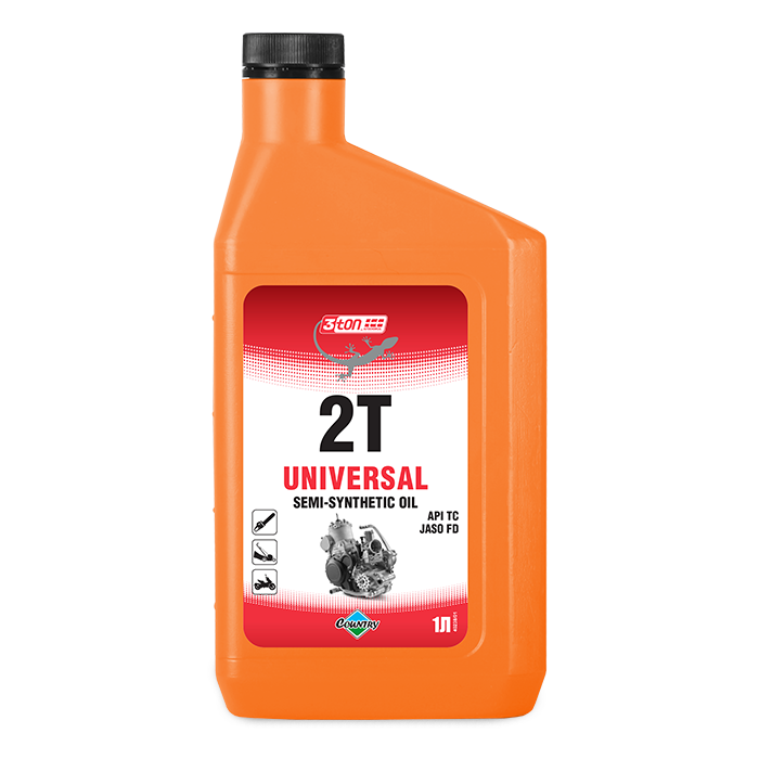 Масло полусинтетическое для двухтактных двигателей 2Т Universal (1л) 3TON/COUNTRY