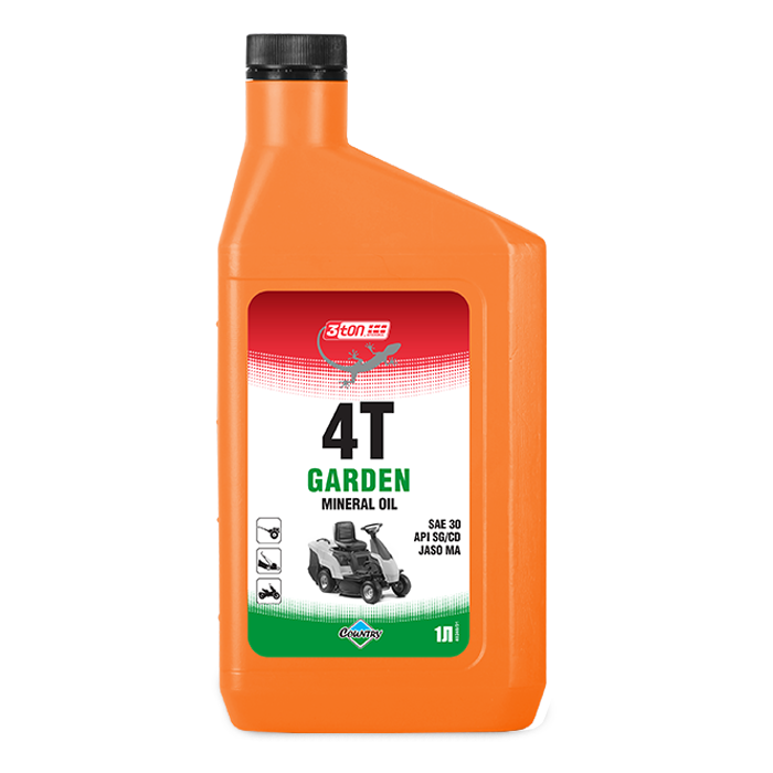 Масло минеральное для четырехтактных двигателей 4Т Garden SAE 30 (1л) 3TON/COUNTRY