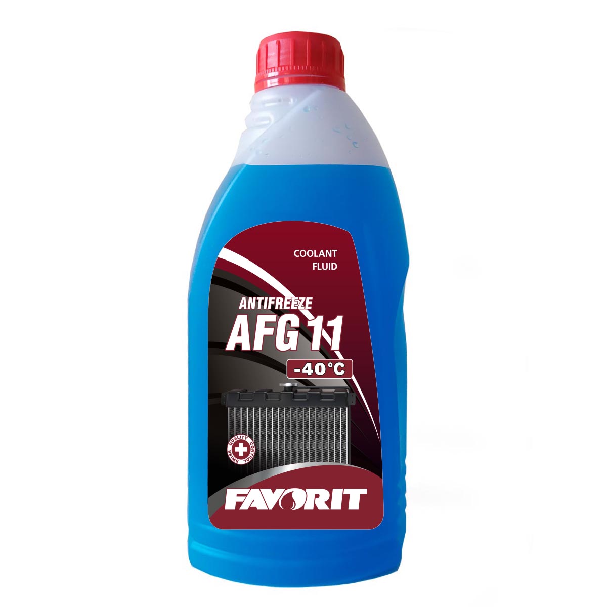 Антифриз синий AFG11 -40°,  (1л) Favorit