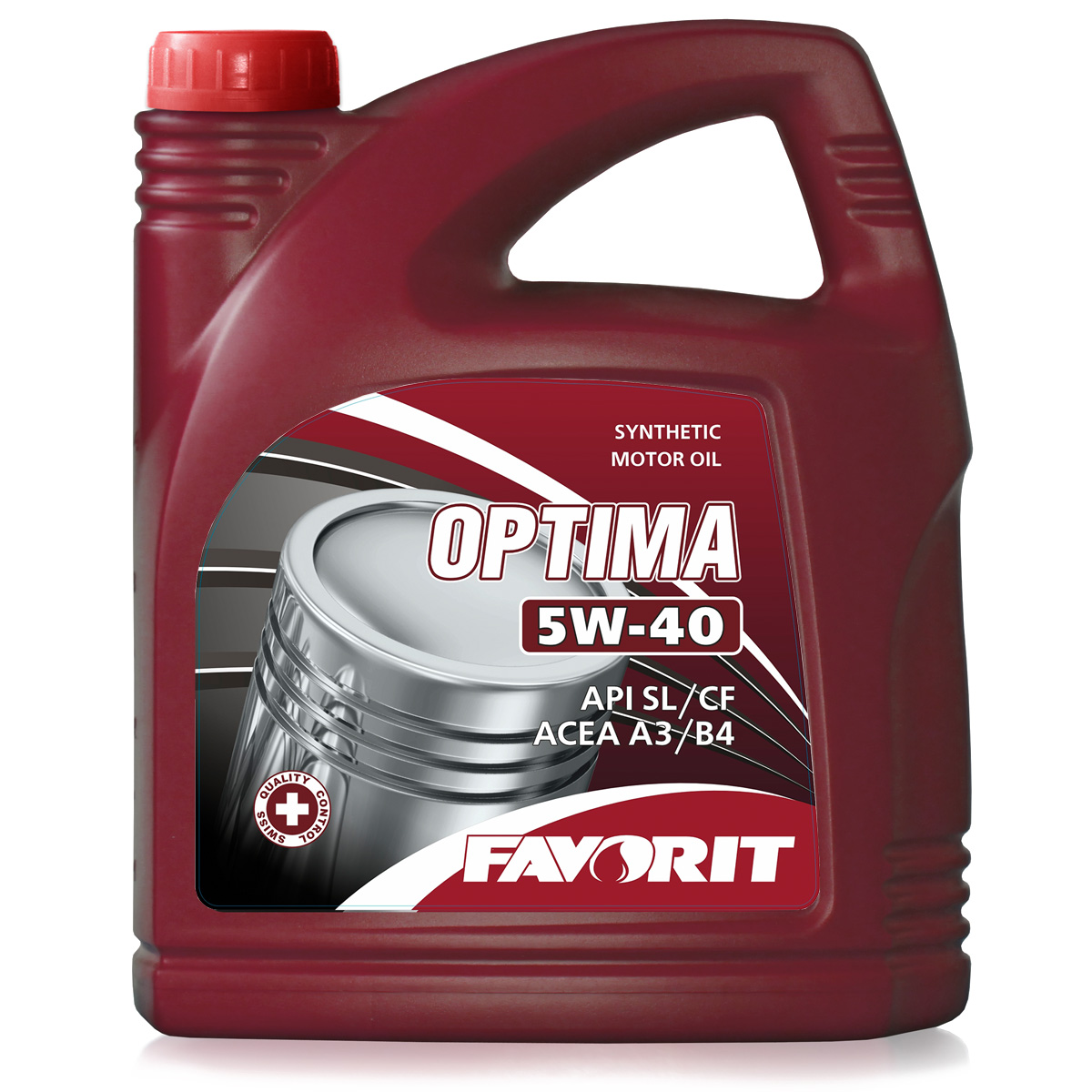 Масло мот.синт. универсальное всесезонное Favorit Optima SAE 5W-40   (4л) API SL/CF/ACEA A3/B4
