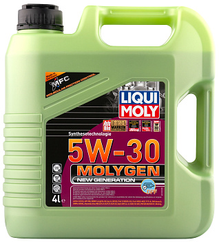 Синтетическое моторное масло Molygen New Generation DPF 5W30 (4л) LIQUI MOLY