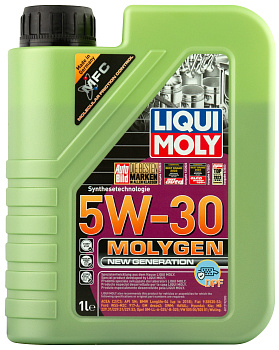 Синтетическое моторное масло Molygen New Generation DPF 5W30 (1л) LIQUI MOLY