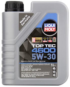 Синтетическое моторное масло Top Tec 4600 5W30 (1л) LIQUI MOLY