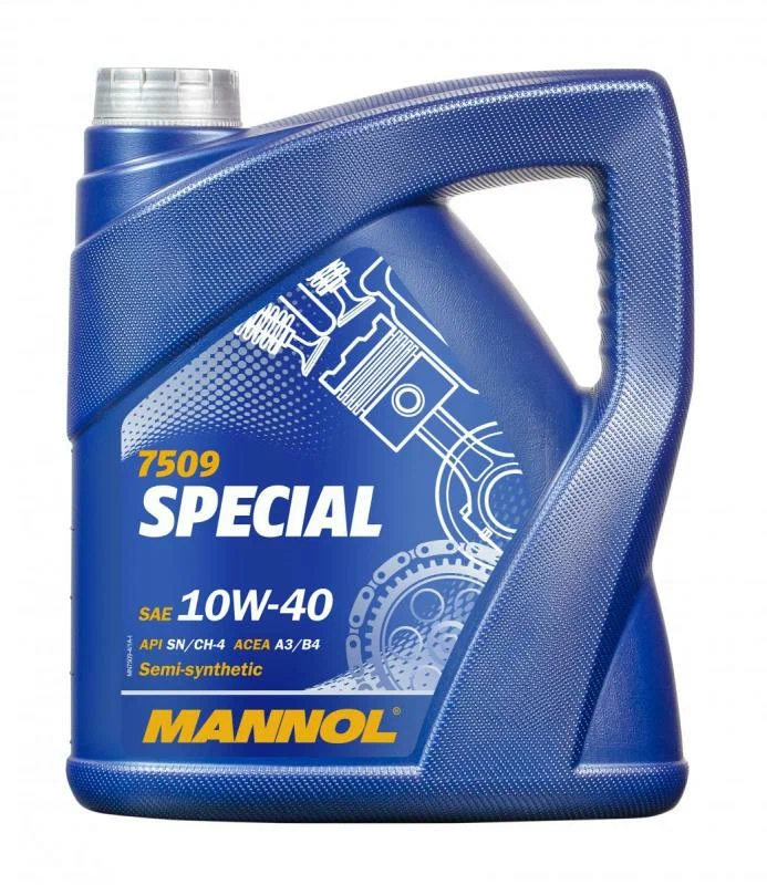 7509-005 масло мот.п/синт. Special 10W40 (5л) MANNOL; API SN/CH-4, ACEA A3/B4