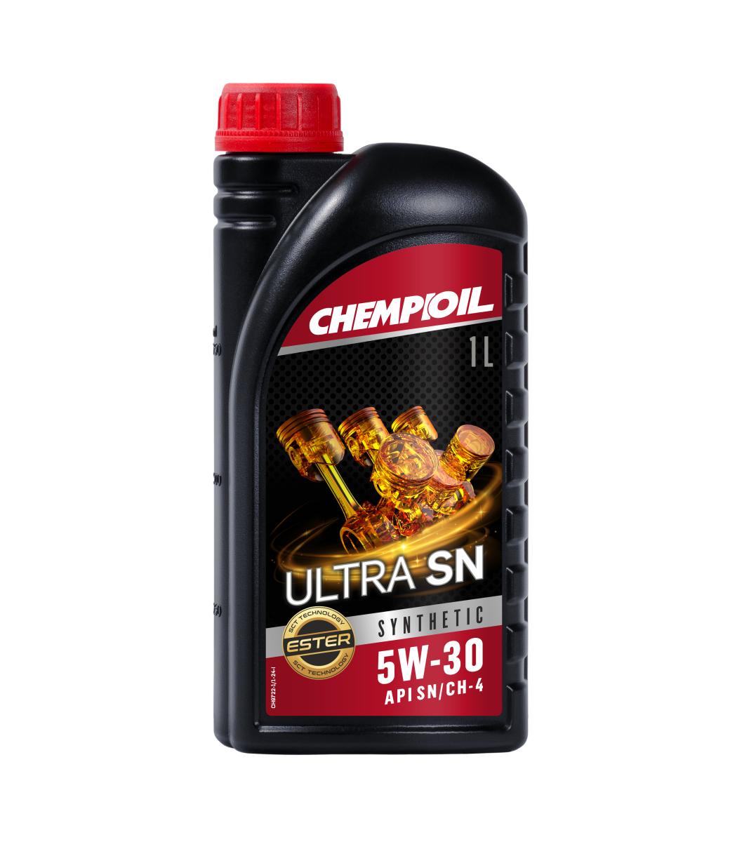 Ultra SN 5W-30 (А3 В4) синтетическое моторное масло 5W30 (1л) CHEMPIOIL 9722