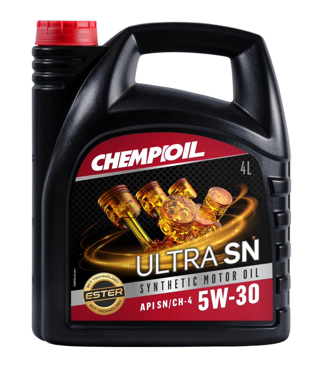 Ultra SN 5W-30 (А3 В4) синтетическое моторное масло 5W30 (20л) CHEMPIOIL 9722