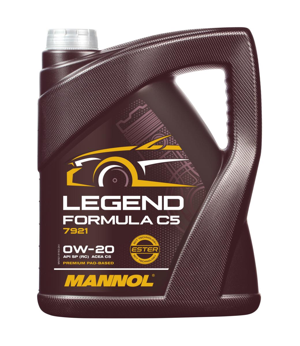 7921-005 масло мот.синт. Legend Formula C5 0W-20  (5л) MANNOL; API SP(RC) ACEA C5