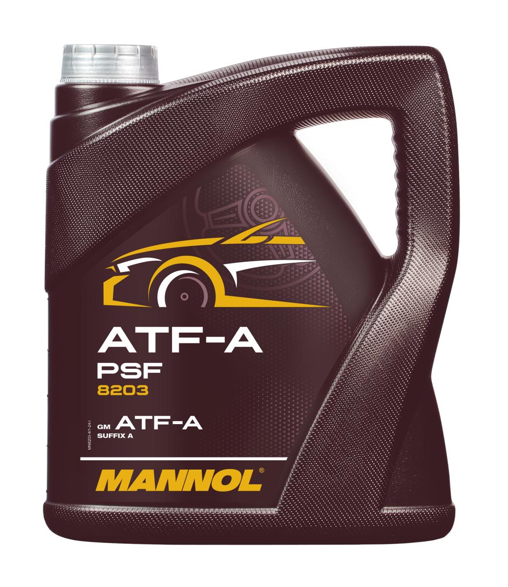8203-004 Гидравлическая жидкость ATF-A PSF Suffix A (4л) MANNOL