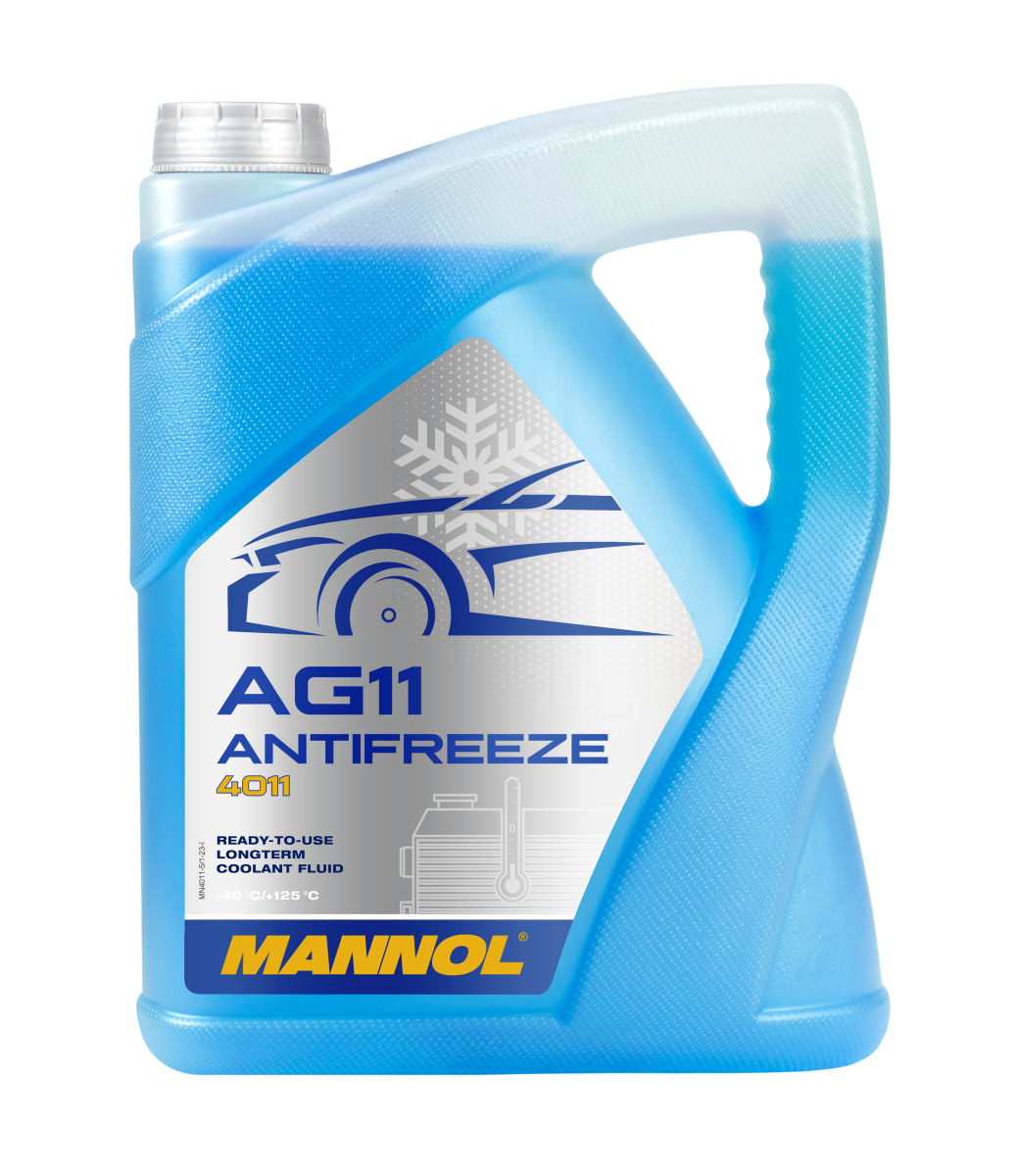 Антифриз голубой AG11 (-40°C) Longterm (5л) MANNOL 4011