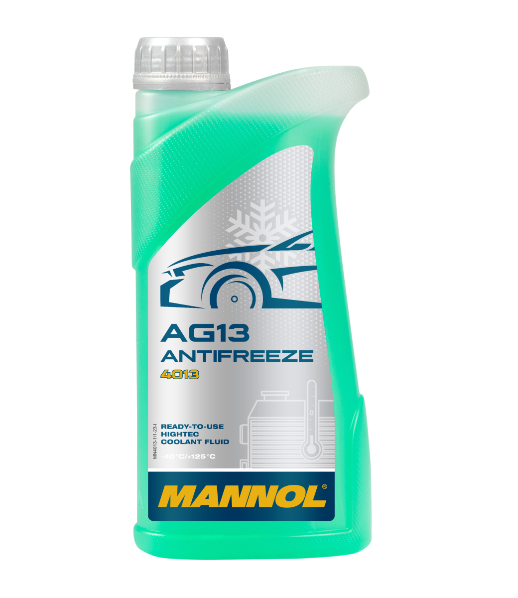 Антифриз зелёный AG13 (-40°C) Hightec (1л) MANNOL 4013