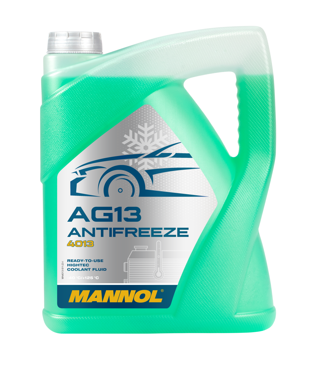 Антифриз зелёный AG13 (-40°C) Hightec (5л) MANNOL 4013