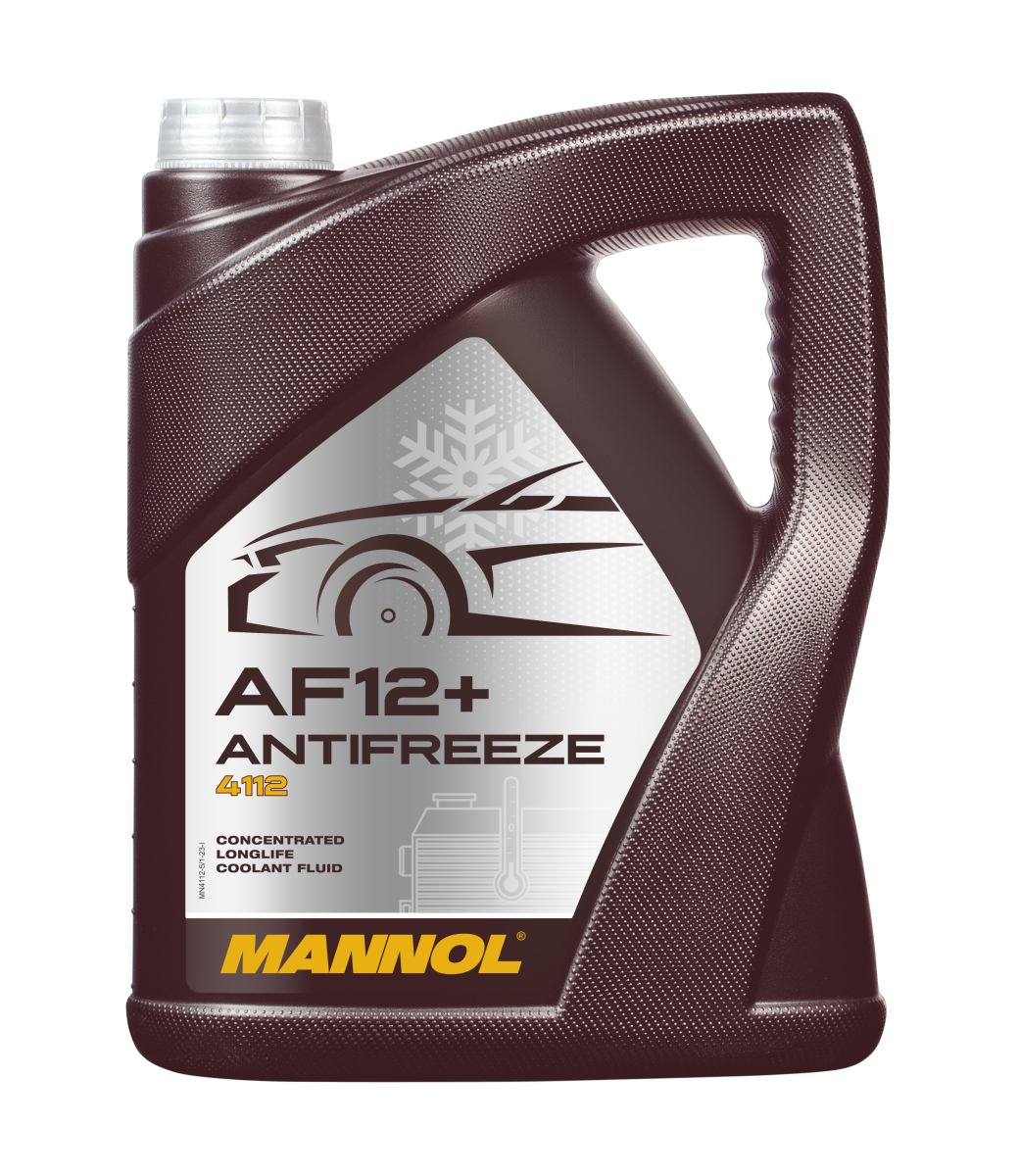 Антифриз красный концентрат AF12+ Longlife (5л) MANNOL 4112