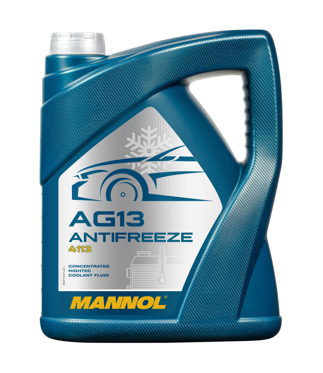 Антифриз зелёный концентрат AG13 Hightec (5л) MANNOL 4113