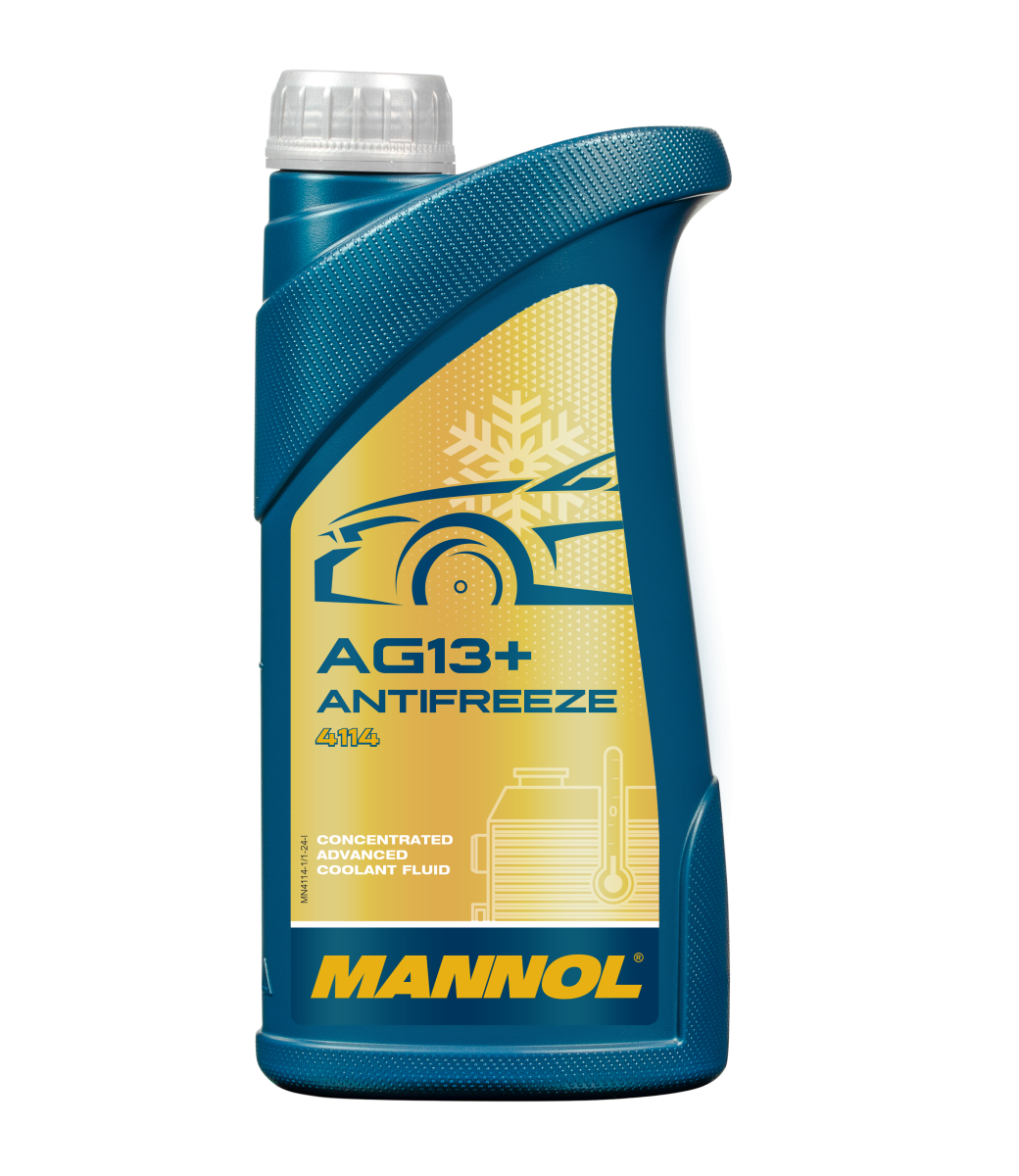 Антифриз жёлтый концентрат AG13+ Advanced (1л) MANNOL 4114
