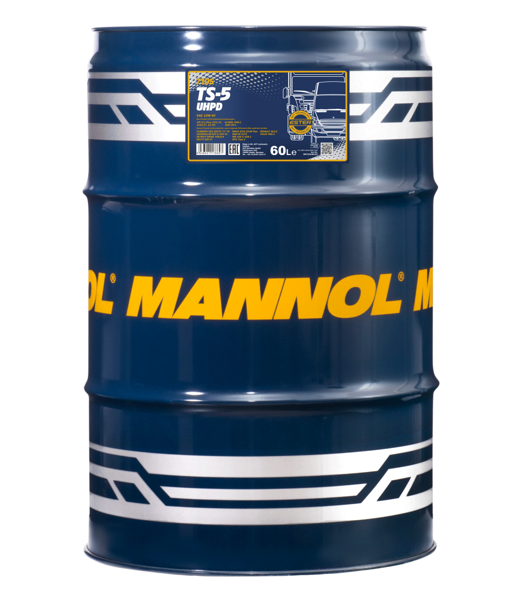 7105-060 Масло моторное полусинтетическое TS-5 UHPD 10W-40 UAE (60л) MANNOL