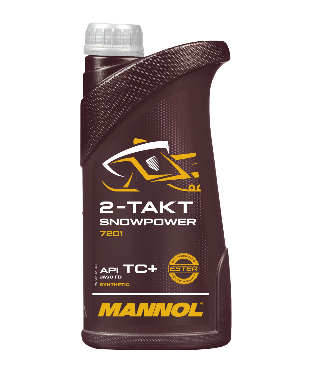 7201-001 масло мот.синт. 2-Takt Snowpower  (1л) MANNOL; API TC+/JASO FD