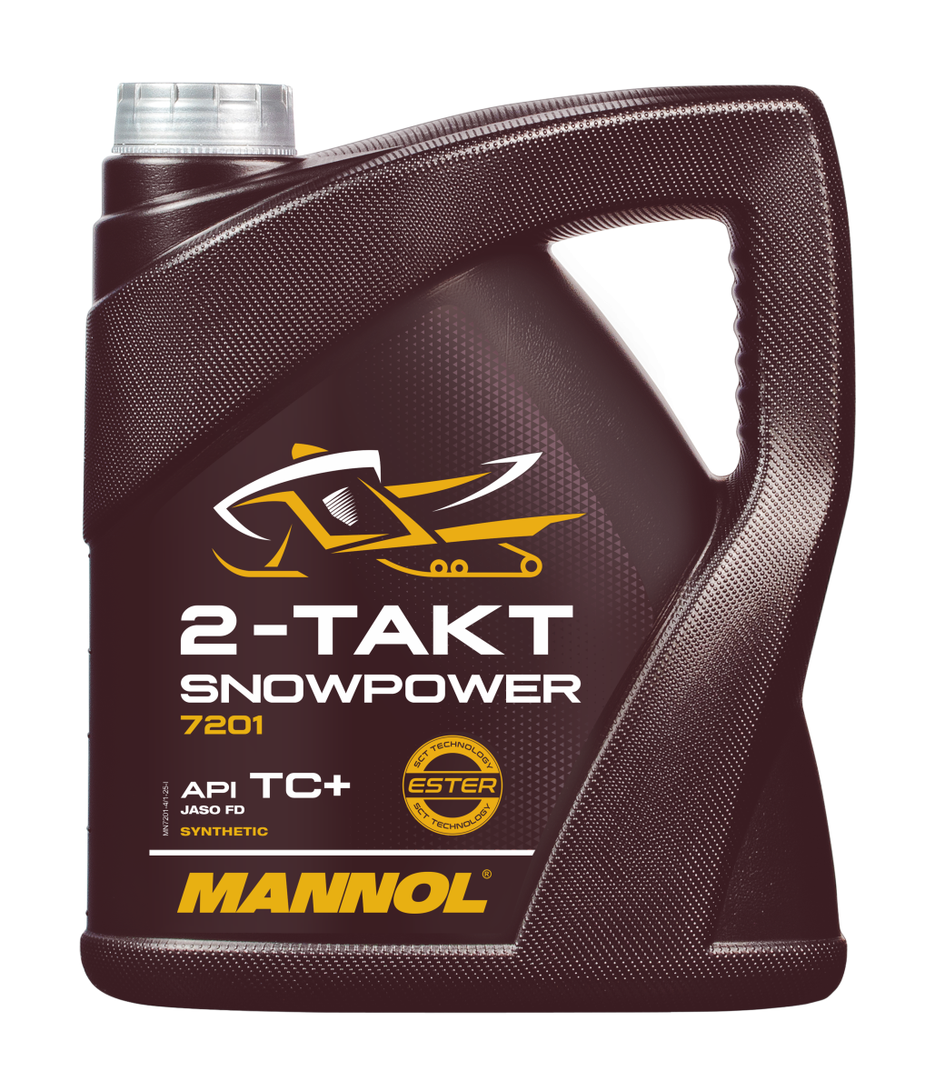7201-004 масло мот.синт. 2-Takt Snowpower  (4л) MANNOL; API TC+/JASO FD