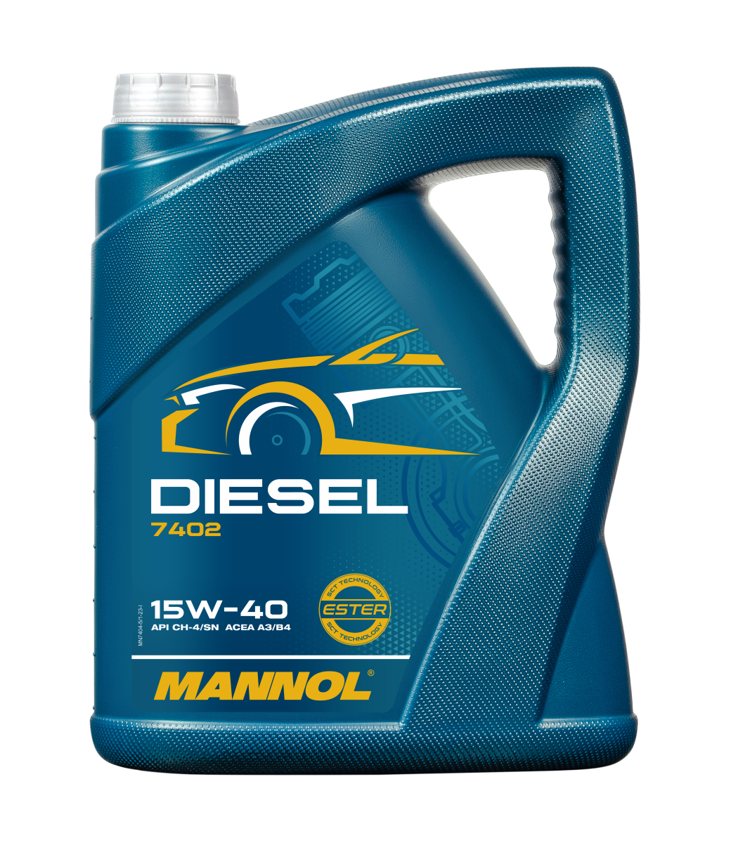 7402-005 Масло моторное минеральное Diesel 15W-40  (5л) MANNOL