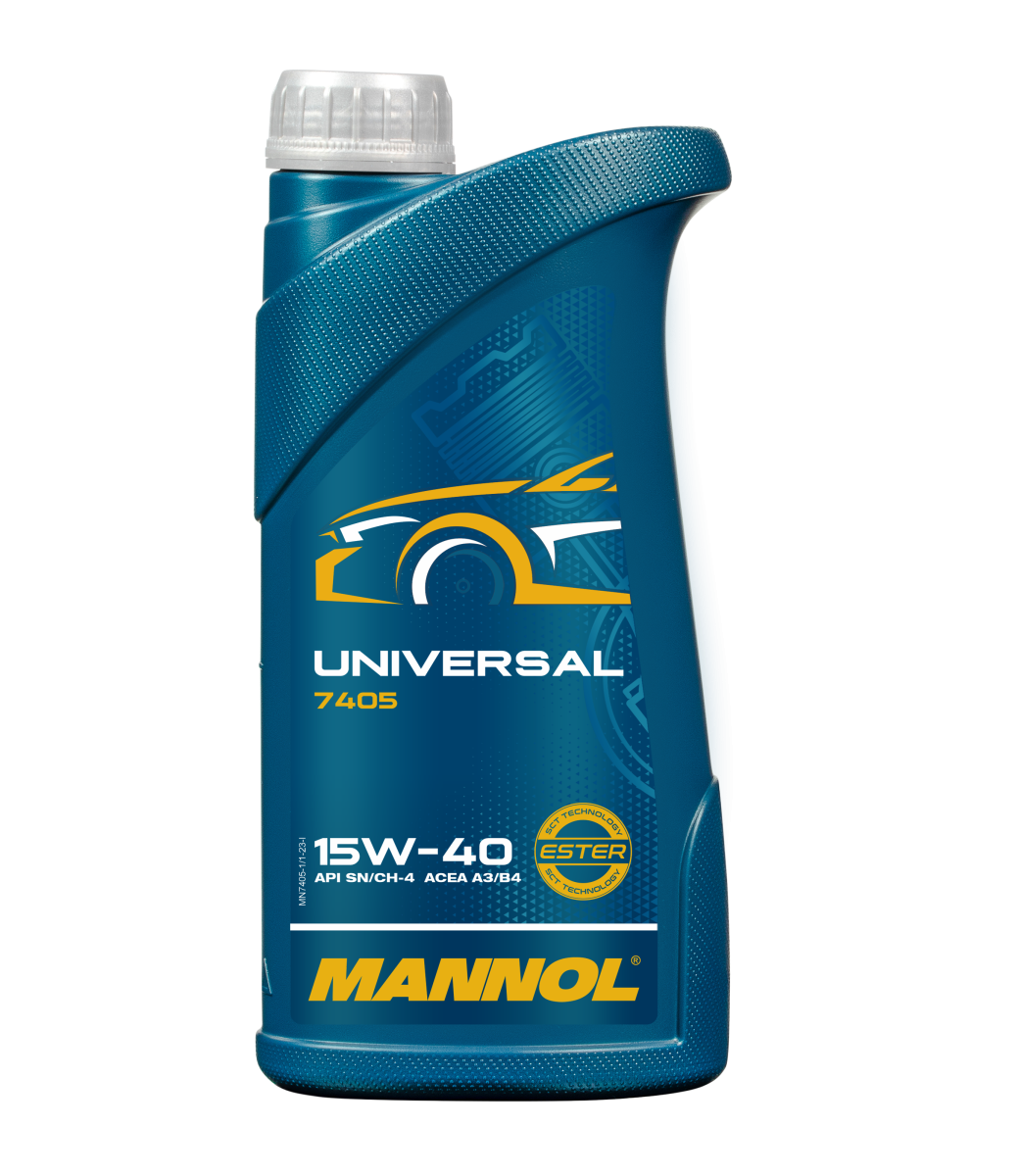 7405-001 Масло моторное минеральное Universal 15W-40  (1л) MANNOL