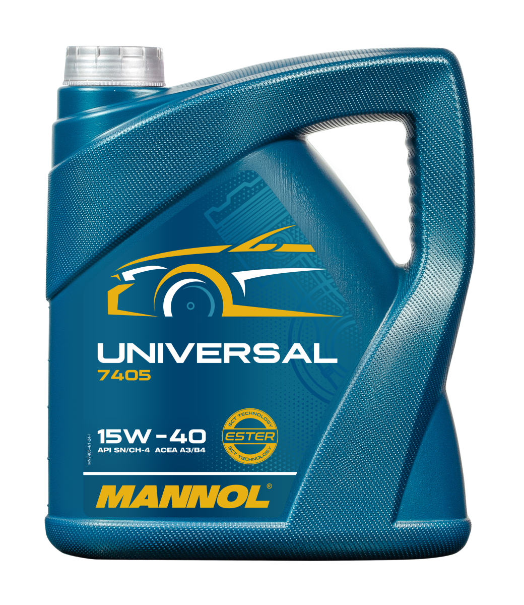 7405-004 Масло моторное минеральное Universal 15W-40  (4л) MANNOL