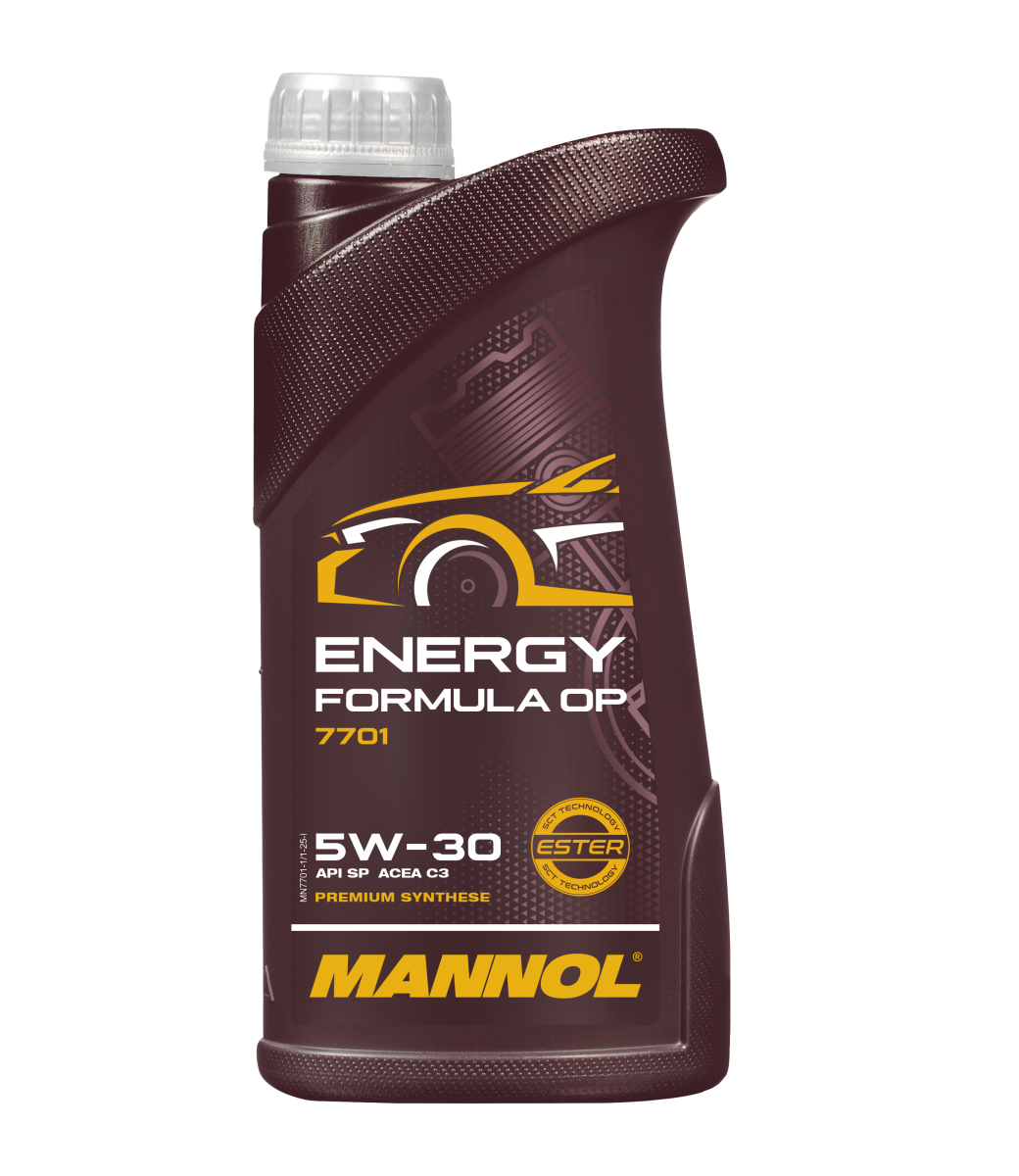 7701-001 масло мот.синт. Energy Formula OP 5W/30 (1л) MANNOL; API SN Plus ACEA C3