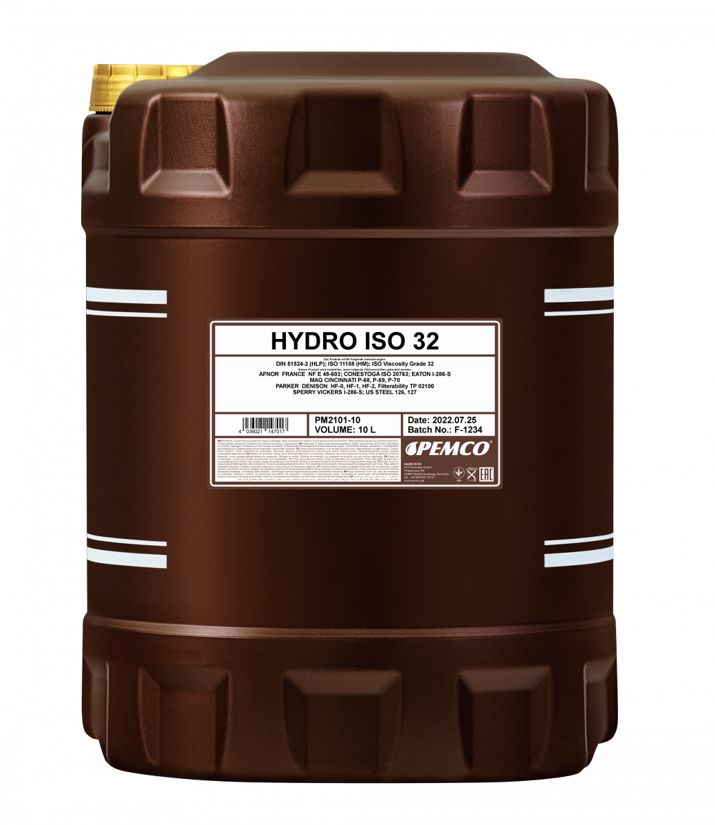 Гидравлическое масло Hydro ISO 32 (10л.) Pemco