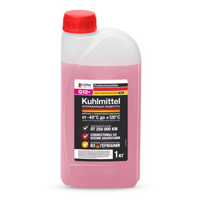Антифриз розоый G12+ (1кг) KRAFTER FURTH