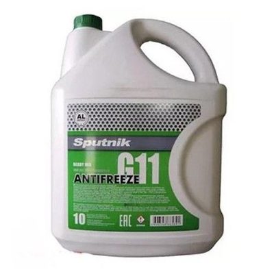 Антифриз -40 зелёный G11 (10кг) СПУТНИК
