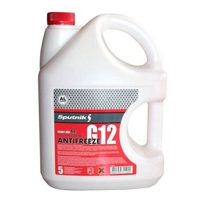Антифриз -40 красный G12 (10кг) СПУТНИК